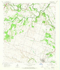 Holland Texas Historical topographic map, 1:24000 scale, 7.5 X 7.5 Minute, Year 1964