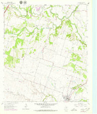 Holland Texas Historical topographic map, 1:24000 scale, 7.5 X 7.5 Minute, Year 1964