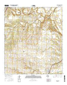 Holland Texas Current topographic map, 1:24000 scale, 7.5 X 7.5 Minute, Year 2016