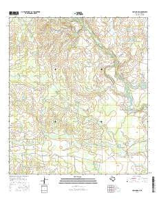 Holland Dam Texas Current topographic map, 1:24000 scale, 7.5 X 7.5 Minute, Year 2016