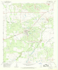 Holliday Texas Historical topographic map, 1:24000 scale, 7.5 X 7.5 Minute, Year 1966