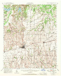 Honey Grove Texas Historical topographic map, 1:62500 scale, 15 X 15 Minute, Year 1947