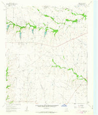 Hood Texas Historical topographic map, 1:24000 scale, 7.5 X 7.5 Minute, Year 1961