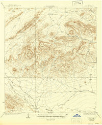 Hood Spring Texas Historical topographic map, 1:62500 scale, 15 X 15 Minute, Year 1918