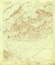 Hood Spring Texas Historical topographic map, 1:62500 scale, 15 X 15 Minute, Year 1931