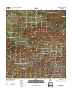 Hood Spring Texas Historical topographic map, 1:24000 scale, 7.5 X 7.5 Minute, Year 2012