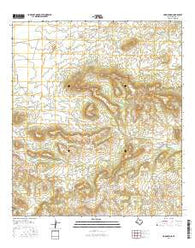 Hood Spring Texas Current topographic map, 1:24000 scale, 7.5 X 7.5 Minute, Year 2016