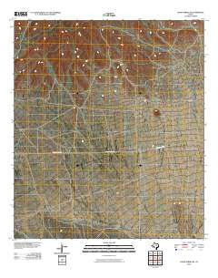 Hood Spring SE Texas Historical topographic map, 1:24000 scale, 7.5 X 7.5 Minute, Year 2010