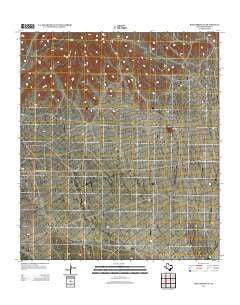 Hood Spring SE Texas Historical topographic map, 1:24000 scale, 7.5 X 7.5 Minute, Year 2012