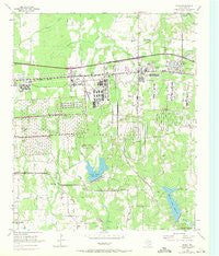 Hooks Texas Historical topographic map, 1:24000 scale, 7.5 X 7.5 Minute, Year 1954