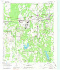 Hooks Texas Historical topographic map, 1:24000 scale, 7.5 X 7.5 Minute, Year 1954