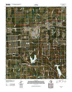 Hooks Texas Historical topographic map, 1:24000 scale, 7.5 X 7.5 Minute, Year 2010
