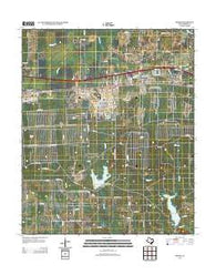 Hooks Texas Historical topographic map, 1:24000 scale, 7.5 X 7.5 Minute, Year 2012