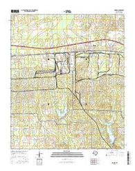 Hooks Texas Current topographic map, 1:24000 scale, 7.5 X 7.5 Minute, Year 2016
