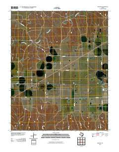 Hoover Texas Historical topographic map, 1:24000 scale, 7.5 X 7.5 Minute, Year 2010