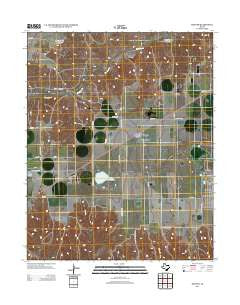 Hoover Texas Historical topographic map, 1:24000 scale, 7.5 X 7.5 Minute, Year 2012