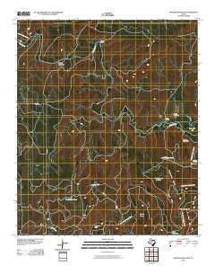 Hoover Mountain Texas Historical topographic map, 1:24000 scale, 7.5 X 7.5 Minute, Year 2010
