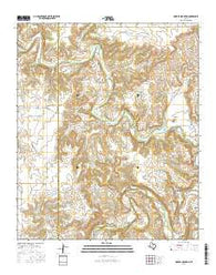 Hoover Mountain Texas Current topographic map, 1:24000 scale, 7.5 X 7.5 Minute, Year 2016
