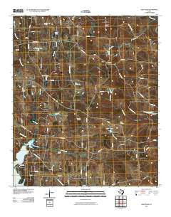 Hope Pond Texas Historical topographic map, 1:24000 scale, 7.5 X 7.5 Minute, Year 2010