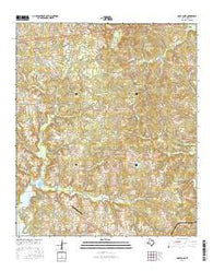 Hope Pond Texas Current topographic map, 1:24000 scale, 7.5 X 7.5 Minute, Year 2016