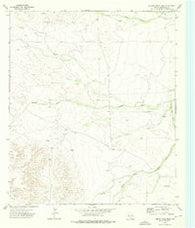 Hopper Draw East Texas Historical topographic map, 1:24000 scale, 7.5 X 7.5 Minute, Year 1973