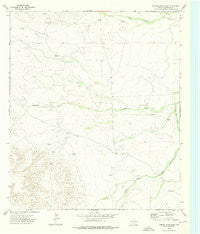 Hopper Draw East Texas Historical topographic map, 1:24000 scale, 7.5 X 7.5 Minute, Year 1973