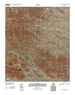 Hopper Draw West Texas Historical topographic map, 1:24000 scale, 7.5 X 7.5 Minute, Year 2010