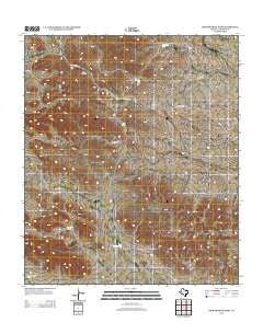 Hopper Draw West Texas Historical topographic map, 1:24000 scale, 7.5 X 7.5 Minute, Year 2012