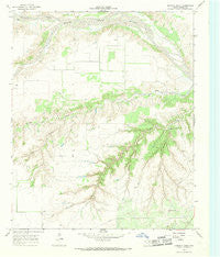 Hornica Creek Texas Historical topographic map, 1:24000 scale, 7.5 X 7.5 Minute, Year 1967
