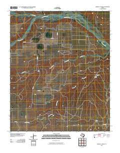 Hornica Creek Texas Historical topographic map, 1:24000 scale, 7.5 X 7.5 Minute, Year 2010