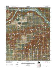 Hornica Creek Texas Historical topographic map, 1:24000 scale, 7.5 X 7.5 Minute, Year 2012
