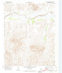 Horse Creek North Texas Historical topographic map, 1:24000 scale, 7.5 X 7.5 Minute, Year 1972