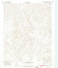 Horse Creek South Texas Historical topographic map, 1:24000 scale, 7.5 X 7.5 Minute, Year 1972