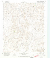 Horse Creek South Texas Historical topographic map, 1:24000 scale, 7.5 X 7.5 Minute, Year 1972