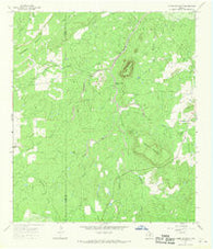 Horse Mountain Texas Historical topographic map, 1:24000 scale, 7.5 X 7.5 Minute, Year 1967