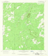 Horse Mountain Texas Historical topographic map, 1:24000 scale, 7.5 X 7.5 Minute, Year 1967