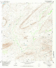 Horse Mountain Texas Historical topographic map, 1:24000 scale, 7.5 X 7.5 Minute, Year 1983