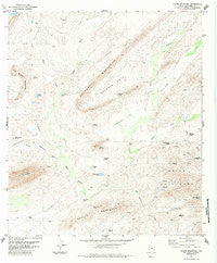 Horse Mountain Texas Historical topographic map, 1:24000 scale, 7.5 X 7.5 Minute, Year 1983