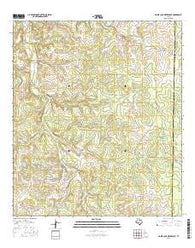 Horse Camp Waterhole Texas Current topographic map, 1:24000 scale, 7.5 X 7.5 Minute, Year 2016