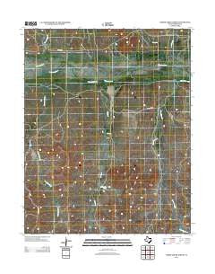 Horse Creek North Texas Historical topographic map, 1:24000 scale, 7.5 X 7.5 Minute, Year 2012