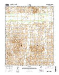 Horse Creek North Texas Current topographic map, 1:24000 scale, 7.5 X 7.5 Minute, Year 2016