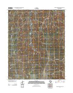 Horse Creek South Texas Historical topographic map, 1:24000 scale, 7.5 X 7.5 Minute, Year 2012