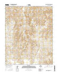 Horse Creek South Texas Current topographic map, 1:24000 scale, 7.5 X 7.5 Minute, Year 2016