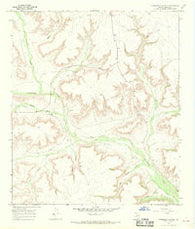 Horsehead Canyon Texas Historical topographic map, 1:24000 scale, 7.5 X 7.5 Minute, Year 1967