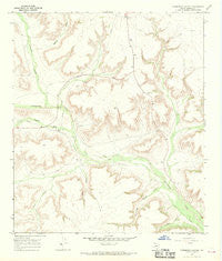 Horsehead Canyon Texas Historical topographic map, 1:24000 scale, 7.5 X 7.5 Minute, Year 1967