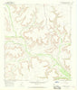 Horsehead Canyon Texas Historical topographic map, 1:24000 scale, 7.5 X 7.5 Minute, Year 1967