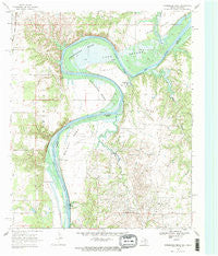 Horseshoe Bend Texas Historical topographic map, 1:24000 scale, 7.5 X 7.5 Minute, Year 1968