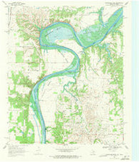 Horseshoe Bend Texas Historical topographic map, 1:24000 scale, 7.5 X 7.5 Minute, Year 1968