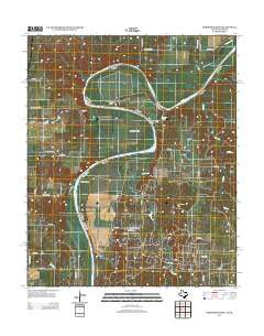 Horseshoe Bend Texas Historical topographic map, 1:24000 scale, 7.5 X 7.5 Minute, Year 2013