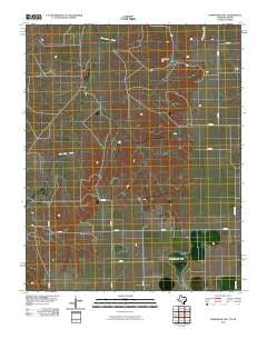 Horseshoe Hill Texas Historical topographic map, 1:24000 scale, 7.5 X 7.5 Minute, Year 2010